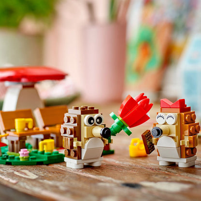 LEGO® Hedgehog Picnic Date - Bộ Lắp Ráp Mô Hình Nhím Đi Dã Ngoại - LEGO 40711 - Góc nhìn khác 3