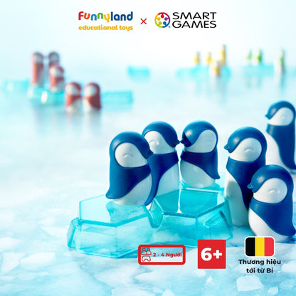 Đồ chơi trí tuệ Smartgames Thử Thách Penguins Huddle Up