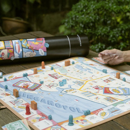 Cờ tỷ phú Singapore - Singanopoly Canvas
