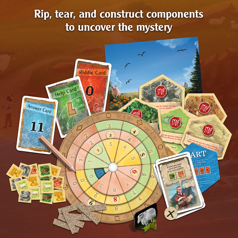 EXIT: The Game - Adventures on Catan - Board Game Giải Đố Thoát Hiểm - Thames & Kosmos - Góc nhìn khác 3