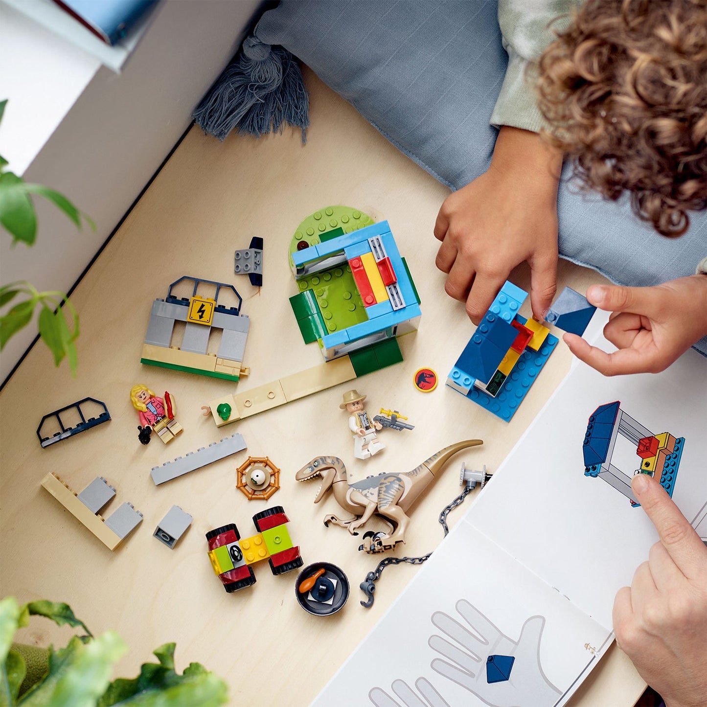 LEGO® Jurassic Park Velociraptor Escape - Đồ Chơi Lắp Ráp Khủng Long - LEGO 76957 - Góc nhìn khác 3