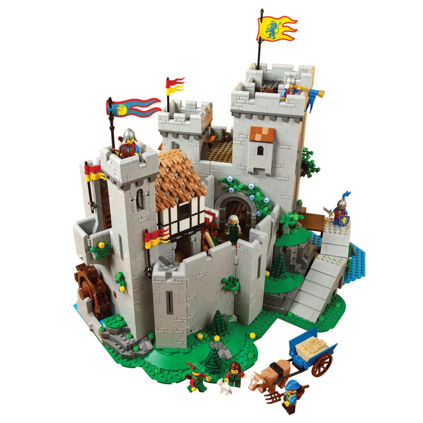 LEGO® ICONS™ Lion Knights' Castle - Bộ Lắp Ráp Lâu Đài Hiệp Sĩ Sư Tử - LEGO 10305 - Góc nhìn khác 3