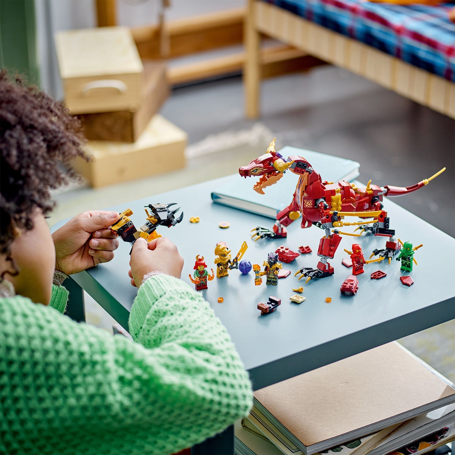 LEGO® NINJAGO® Heatwave Transforming Lava Dragon - Đồ chơi lắp ráp Rồng Lửa Biến Hình (71793) - LEGO - Hình ảnh bổ sung 4