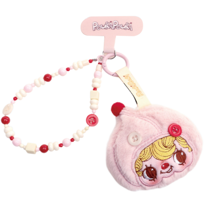 POUKA CHILDHOOD BUTTON PHONE CHARM - Móc treo điện thoại Art Toy Blind Box - 52TOYS