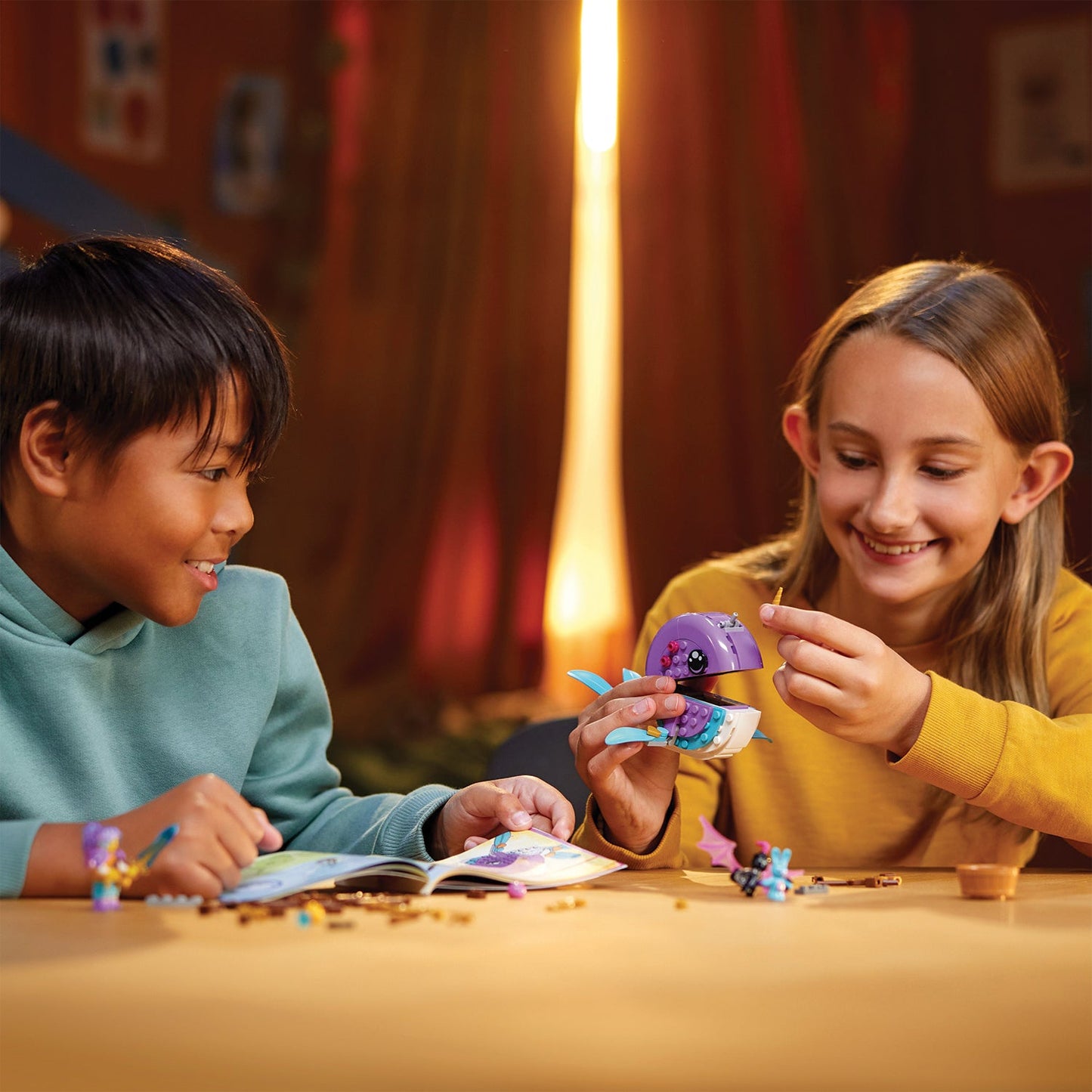LEGO® DREAMZzz™ Izzie's Narwhal Hot-Air Balloon - Đồ Chơi Lắp Ráp Khinh Khí Cầu Cá Kỳ Lân LEGO 71472 - Góc nhìn khác 3