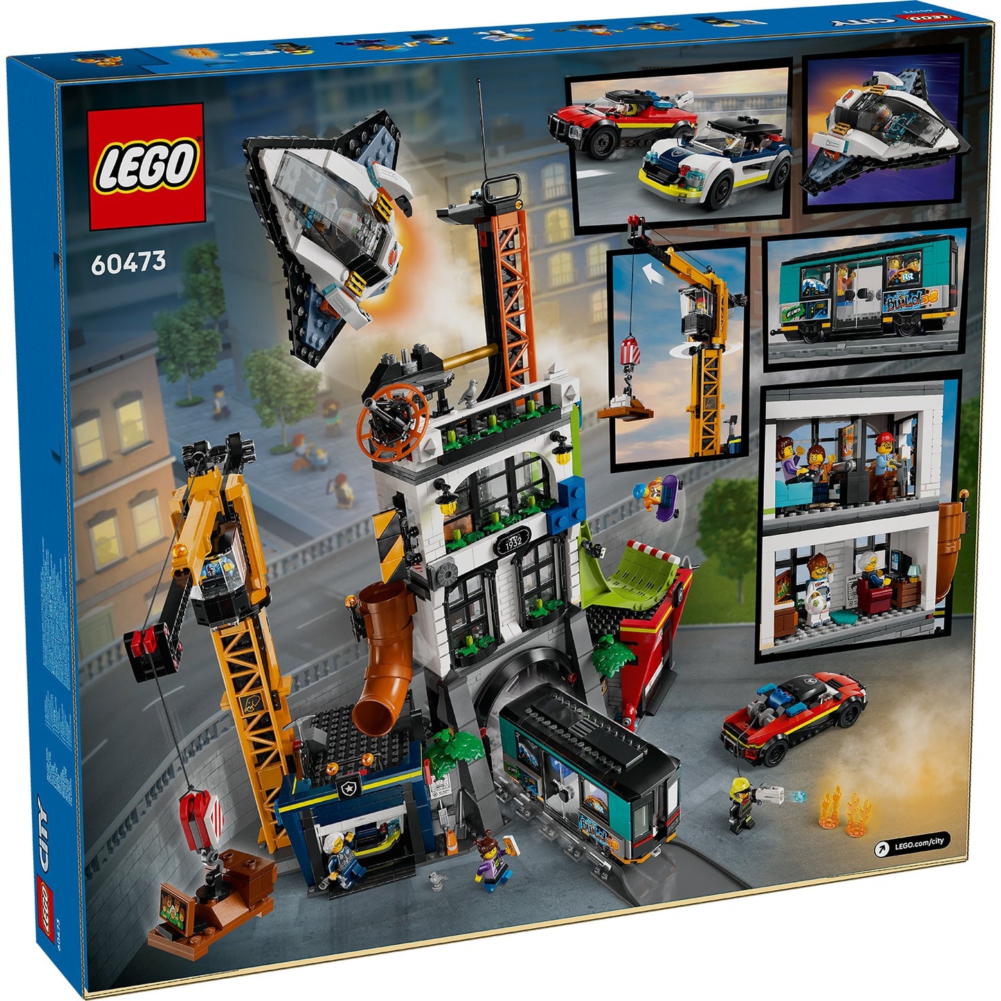 LEGO® City The City Tower - Mô Hình Thành Phố Đa Năng 3 Tầng - LEGO 60473 LEGO - ảnh 4 - Lego
