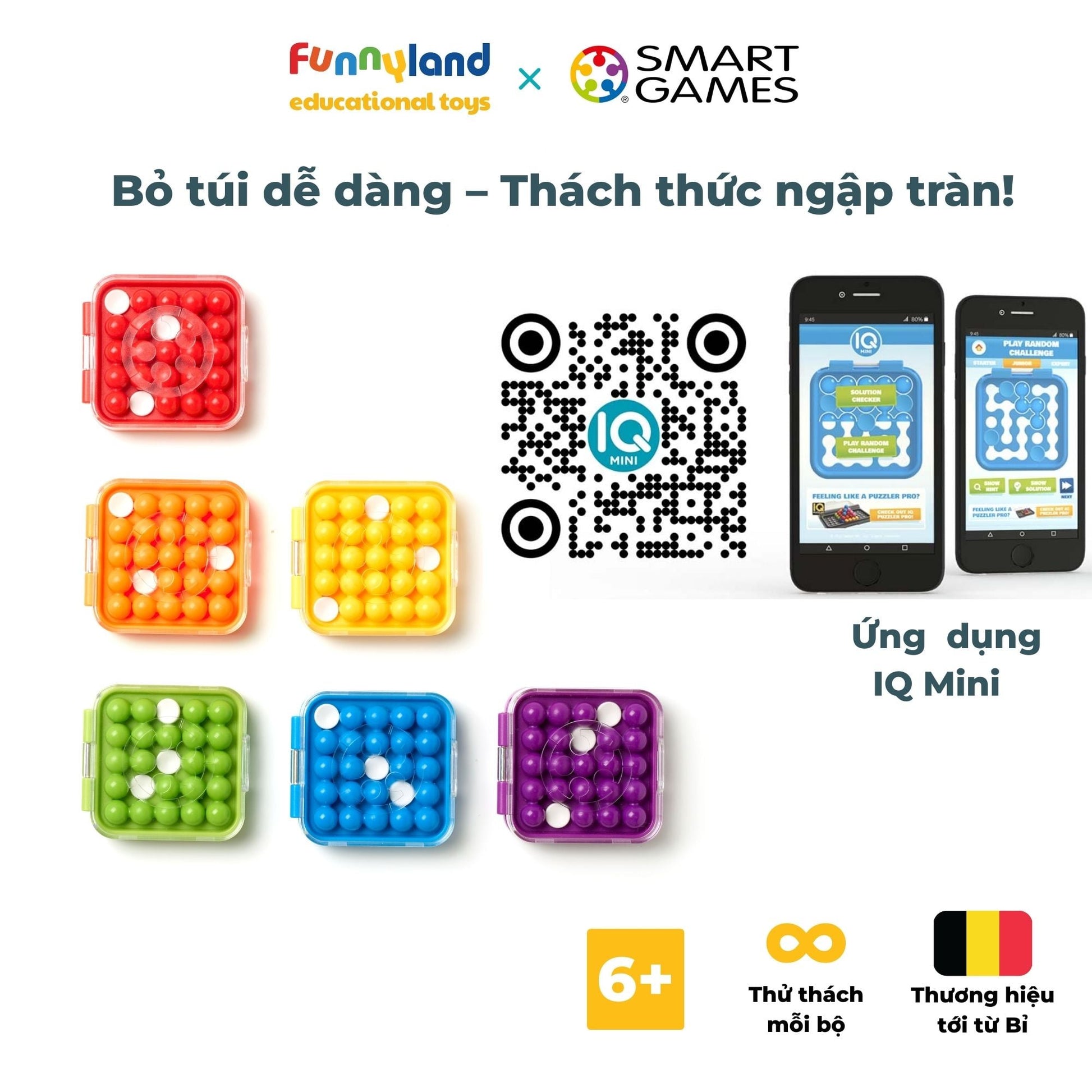Đồ chơi trí tuệ Smartgames Thử Thách IQ Mini