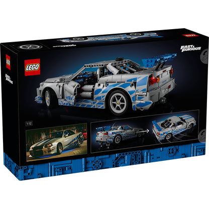 LEGO® Technic 2 Fast 2 Furious Nissan Skyline GT-R (R34) Car - Bộ Mô Hình Xe Đua - LEGO 42210 LEGO - ảnh 6 - LEGO Technic