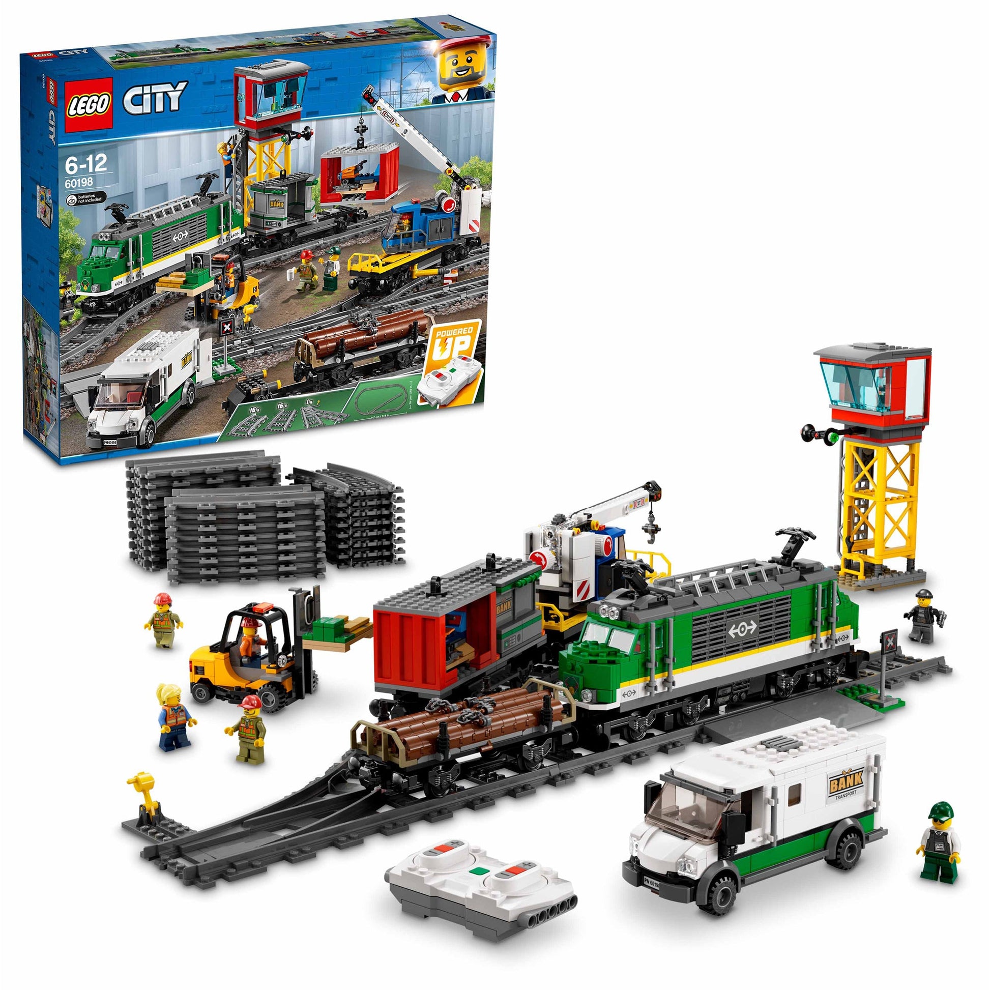 LEGO® City Cargo Train Bộ Đồ Chơi Tàu Hỏa Chở Hàng 60198 - Hình ảnh bổ sung 9