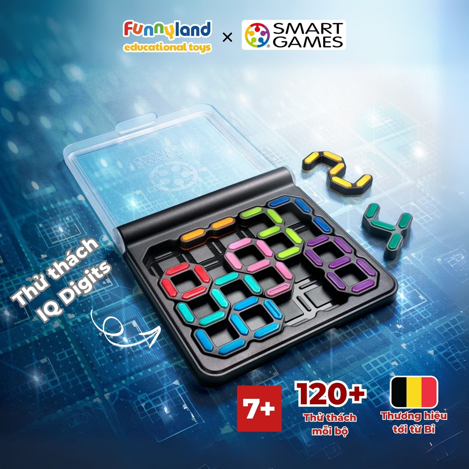 Đồ chơi trí tuệ Smartgames Thử thách IQ Digits