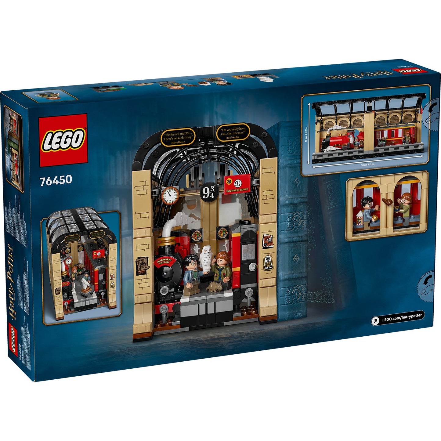 LEGO® Harry Potter™ Book Nook: Hogwarts™ Express - Mô hình kệ sách Tàu tốc hành Hogwarts - LEGO 76450