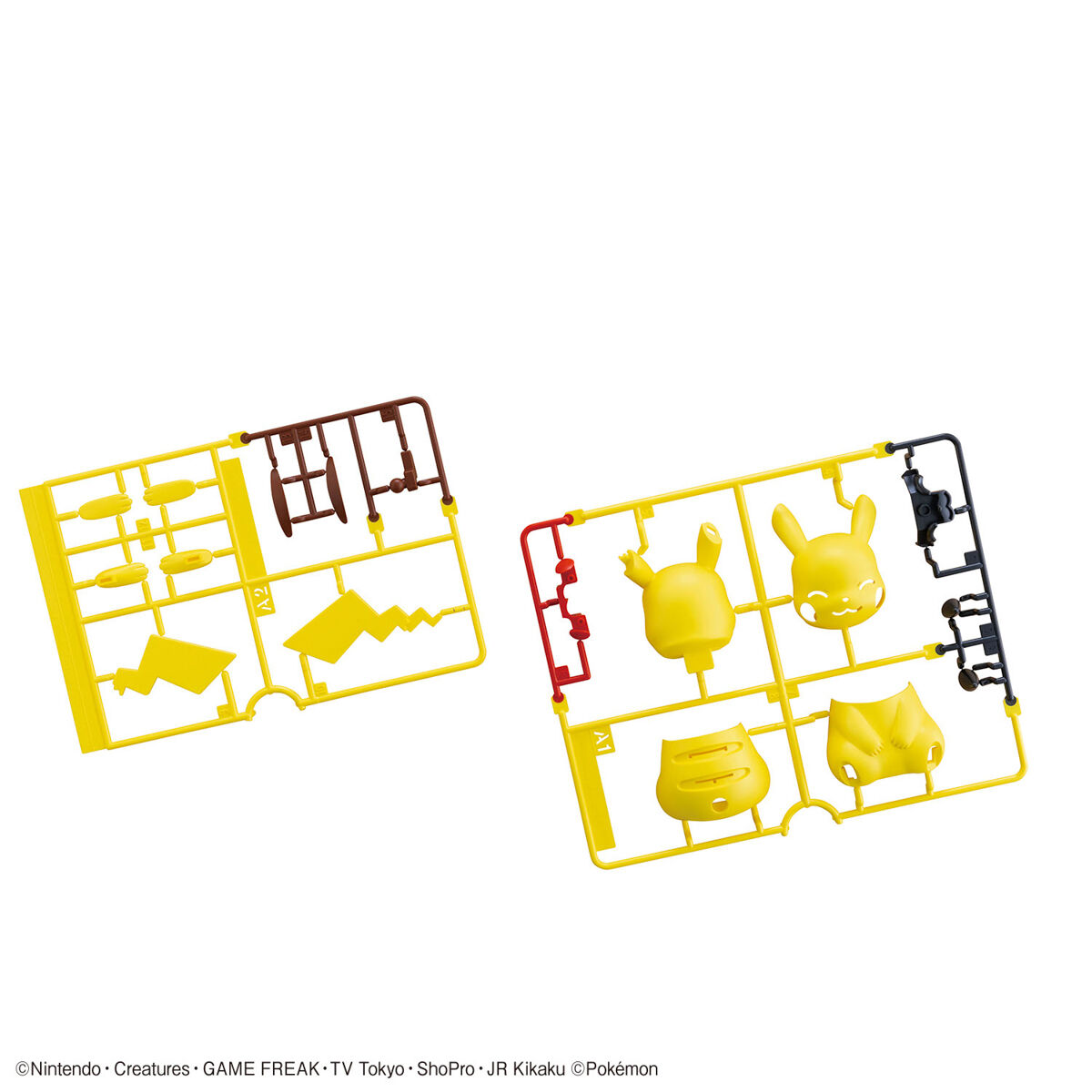 PLAMO QUICK 16 Pikachu(Sitting) - Mô hình lắp ráp Pokemon - Bandai Model Kit