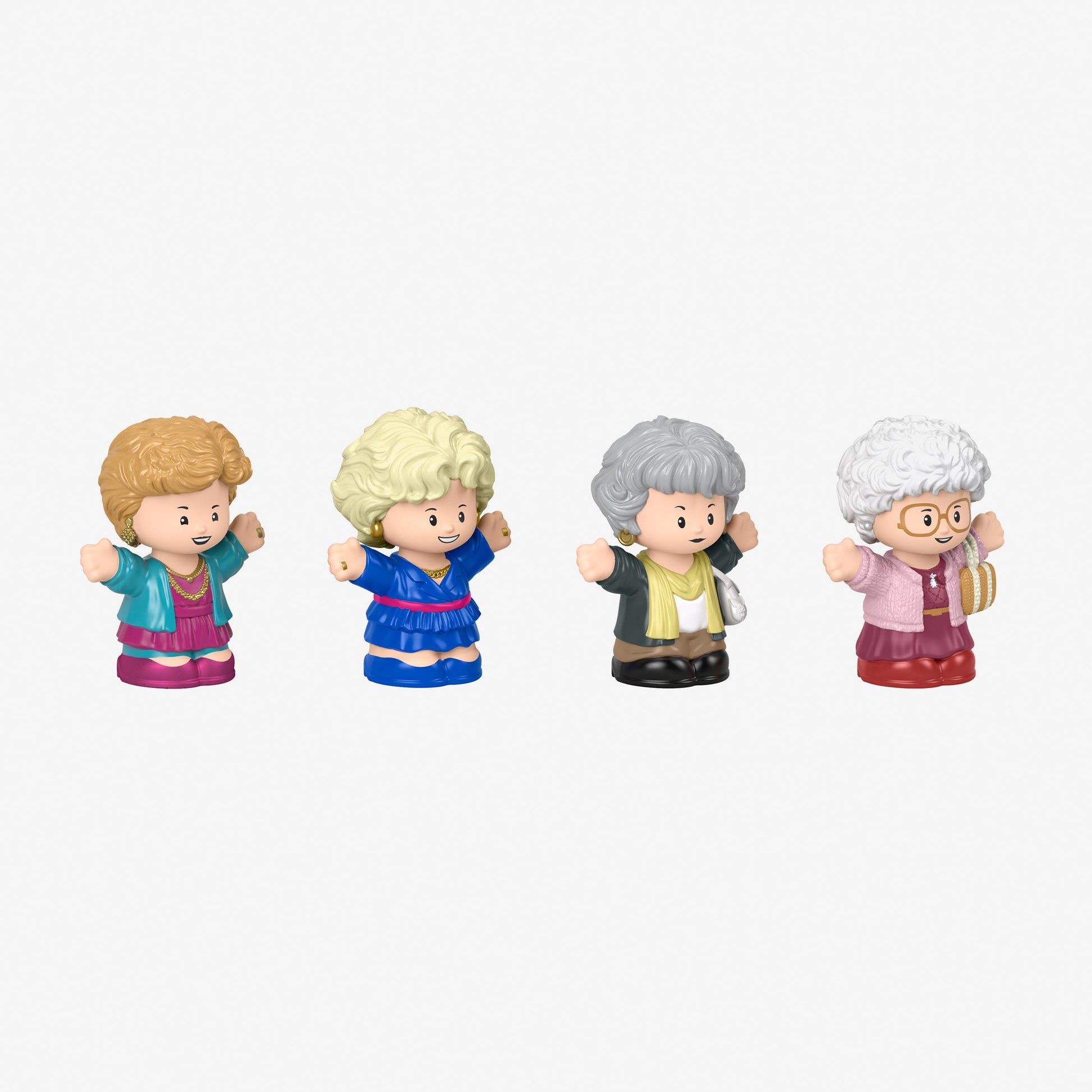 Little People Collector The Golden Girls Figures - Bộ Mô Hình Nhân Vật Sưu Tập - Mattel - Góc nhìn khác 3
