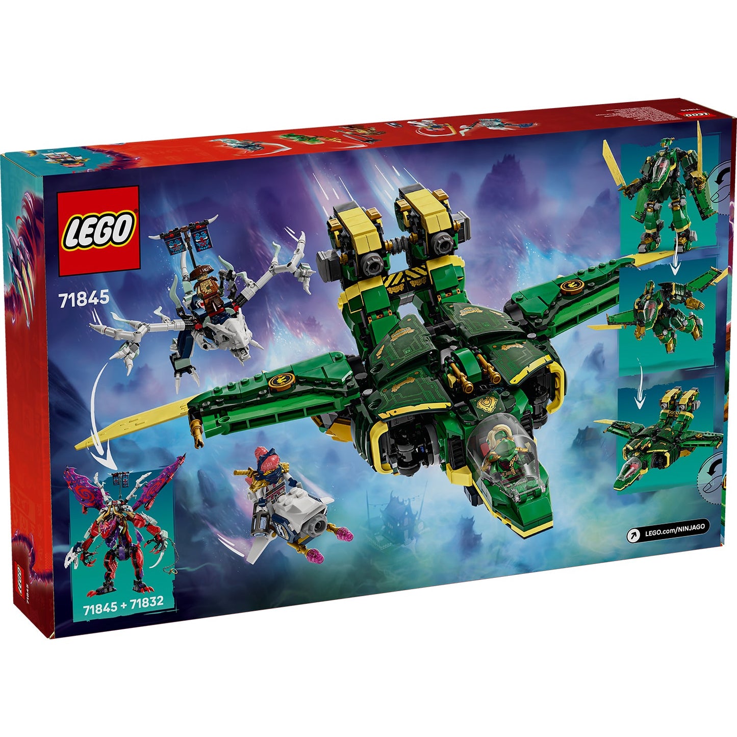 LEGO® NINJAGO® Lloyd’s Jet Mech - Robot Biến Hình 2 Trong 1 - LEGO 71845 LEGO - ảnh 3 - Lego