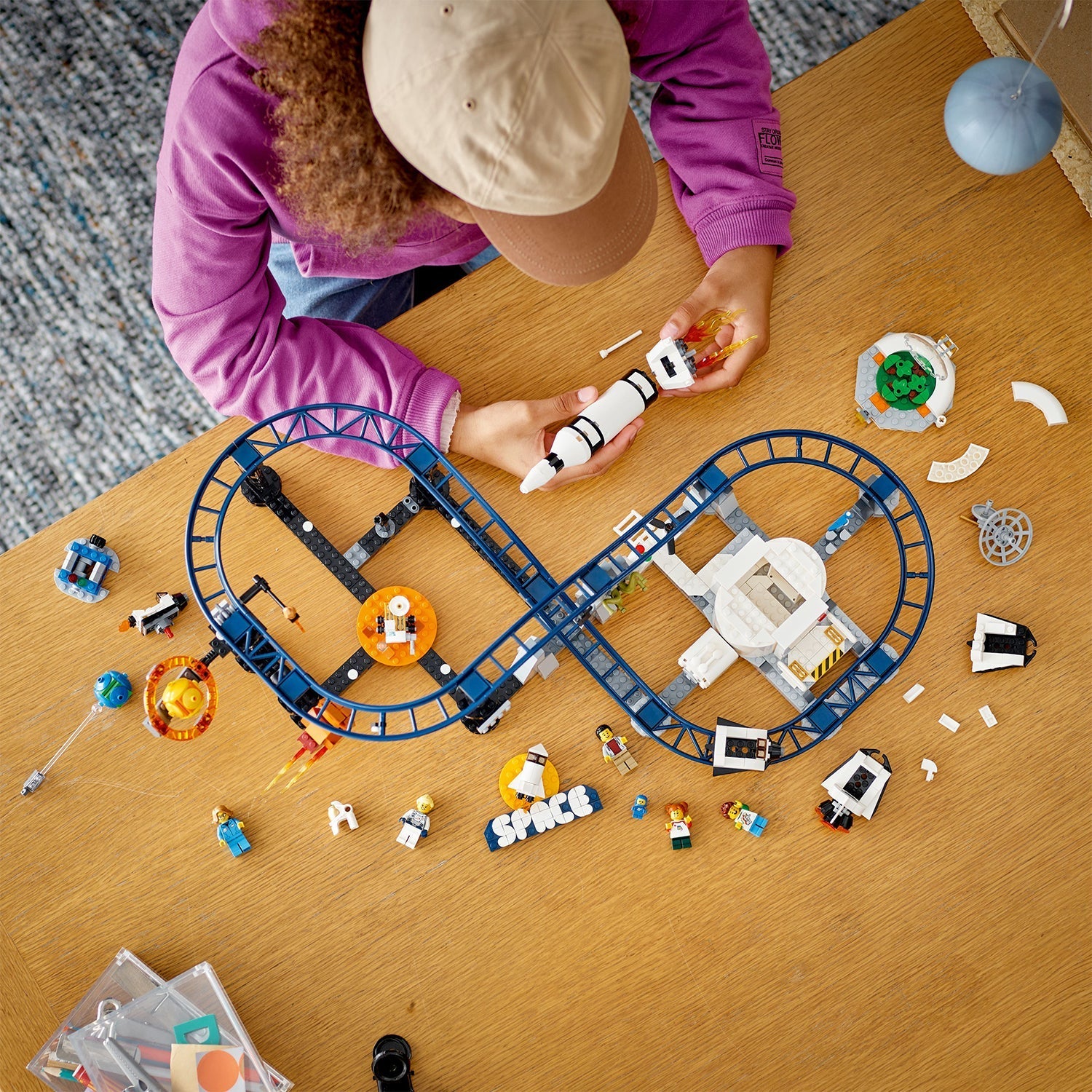 LEGO® Creator 3-in-1 Space Roller Coaster - Đồ Chơi Lắp Ráp Tàu Lượn Không Gian 3 Trong 1 (31142) - Hình ảnh bổ sung 5