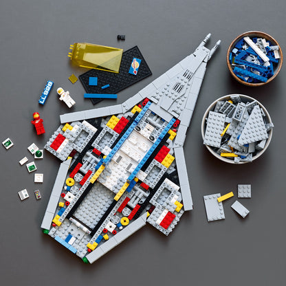 LEGO® ICONS™ Galaxy Explorer - Bộ Lắp Ráp Phi Thuyền Không Gian Cổ Điển - LEGO 10497 - Hình ảnh bổ sung 4