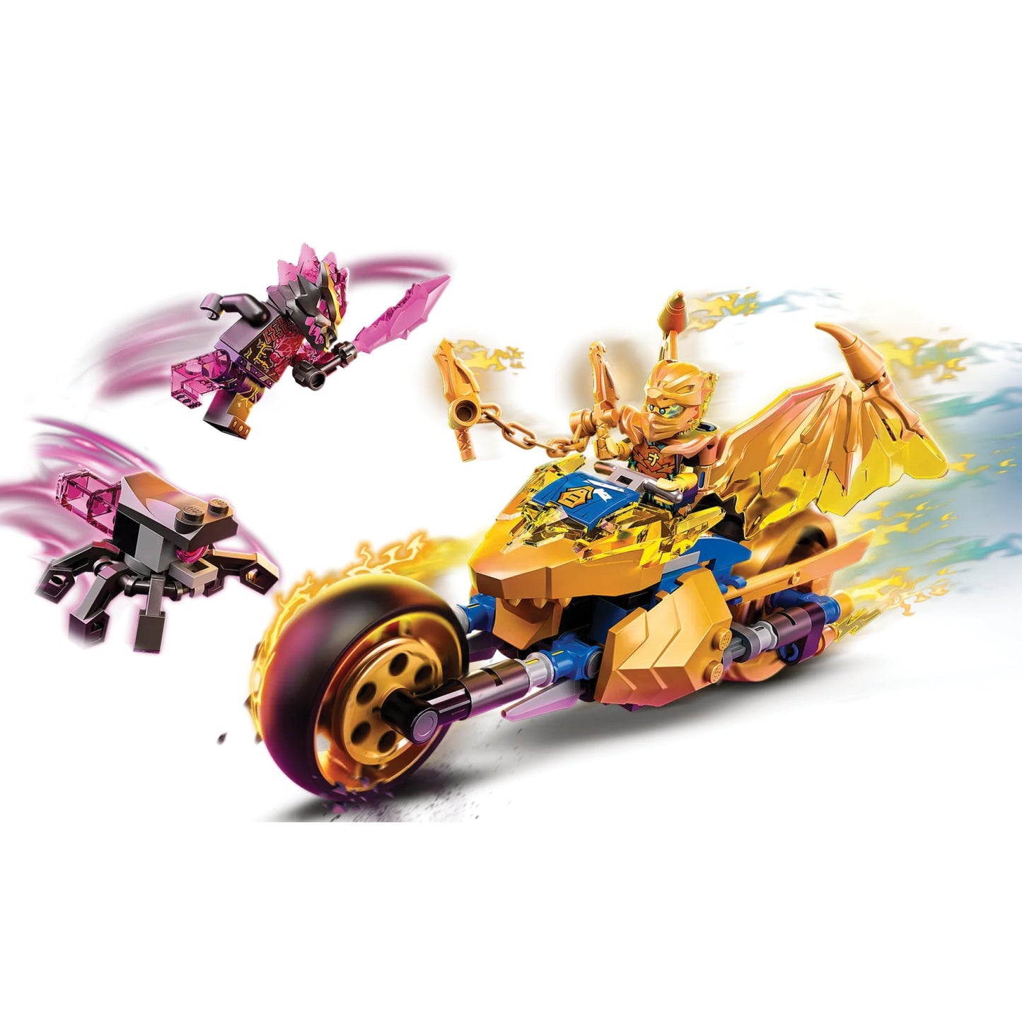 LEGO® NINJAGO® Jay’s Golden Dragon Motorbike - Mô tô Rồng Vàng của Jay - LEGO 71768 - Góc nhìn khác 3