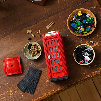 LEGO® Ideas Red London Telephone Box - Mô hình Bốt Điện Thoại London (21347) - LEGO - Hình ảnh bổ sung 4