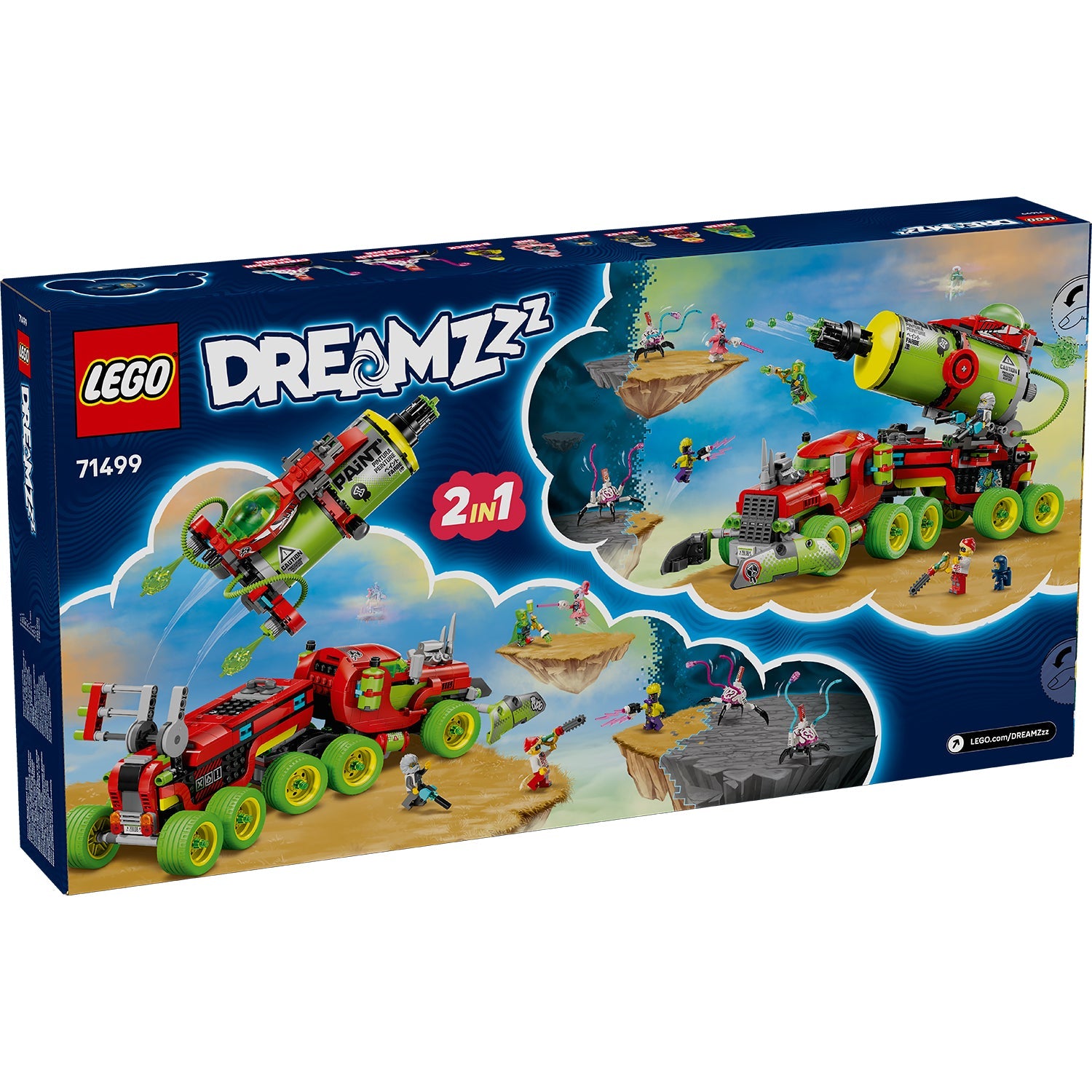 LEGO® DREAMZzz™ Mateo's Spray Paint Truck - Xe Tải Phun Sơn Lắp Ráp 2 Trong 1 - LEGO 71499 LEGO - ảnh 2 - Lego