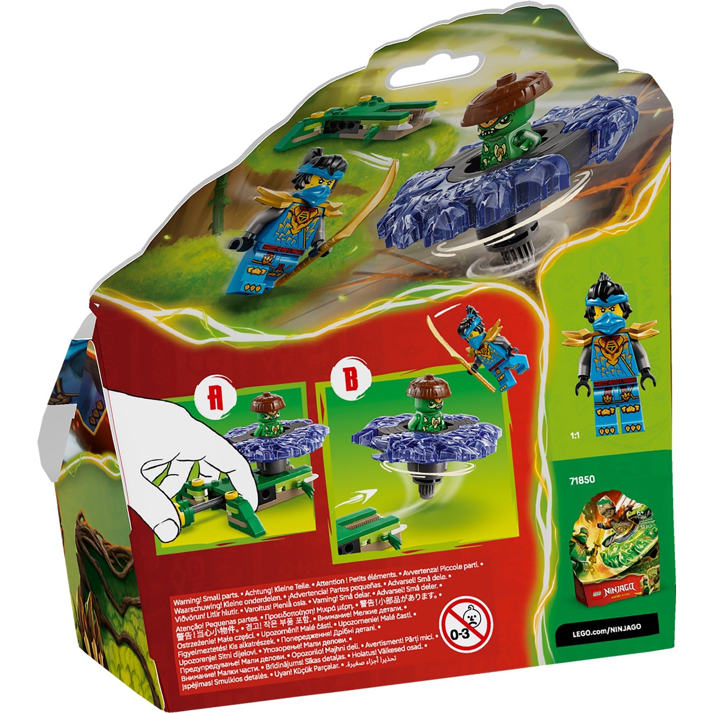 LEGO® NINJAGO® Nya vs. Mutation Monster Spinner - Đồ Chơi Lắp Ráp Vòng Xoay Ninja - LEGO 71849