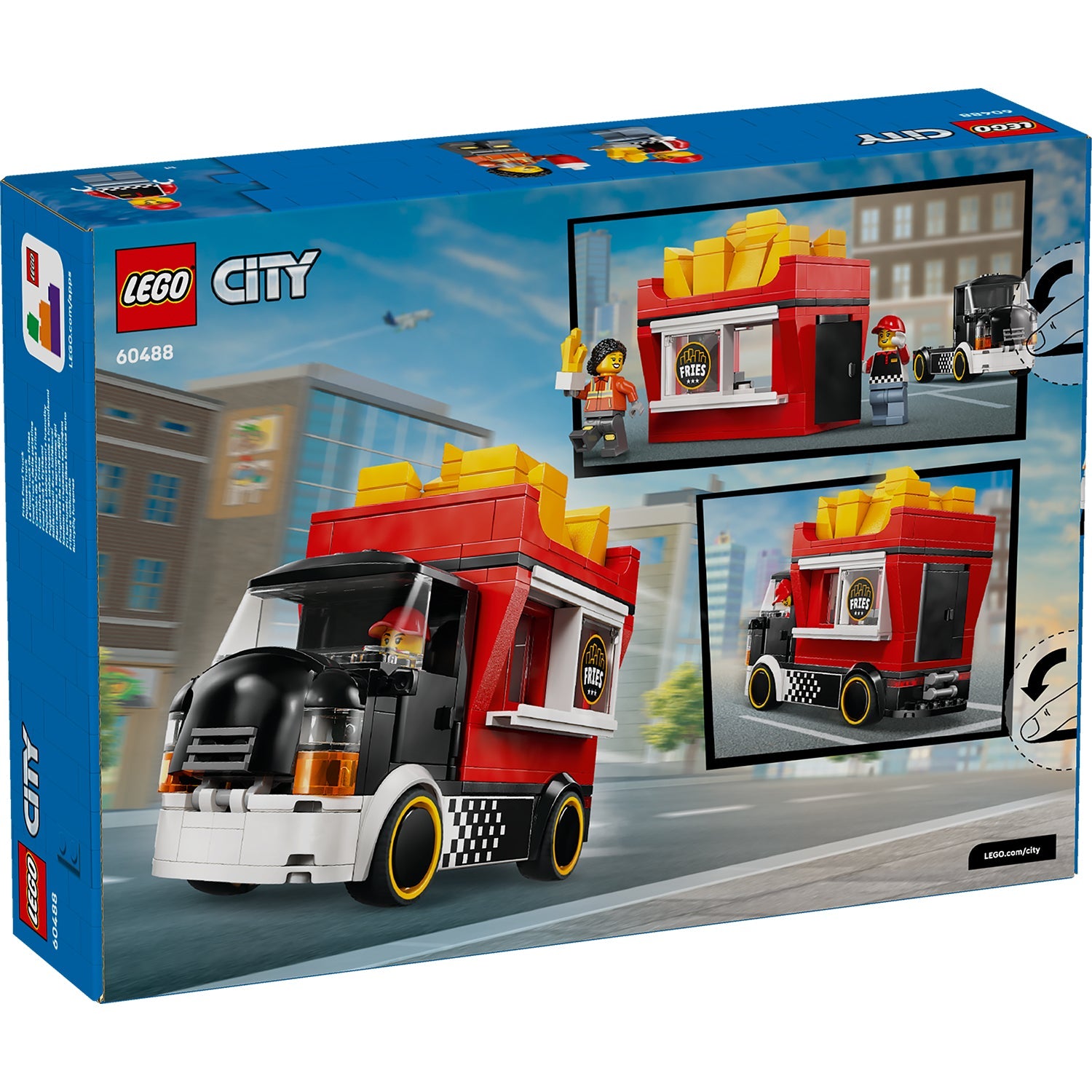 LEGO® City Fries Food Truck - Bộ Lắp Ráp Xe Tải Đồ Ăn Nhanh - LEGO 60488 LEGO - ảnh 3 - Đồ chơi lắp ráp