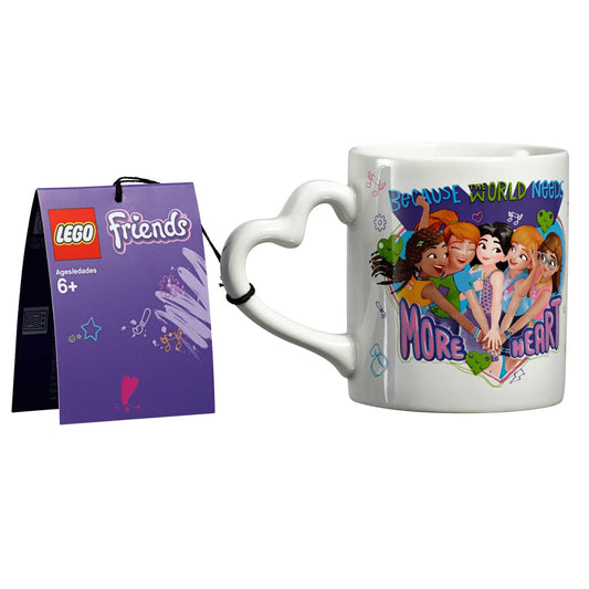 Ceramic Mug - Ly Sứ Tay Cầm Hình Trái Tim LEGO Friends 853891 - Hình ảnh sản phẩm