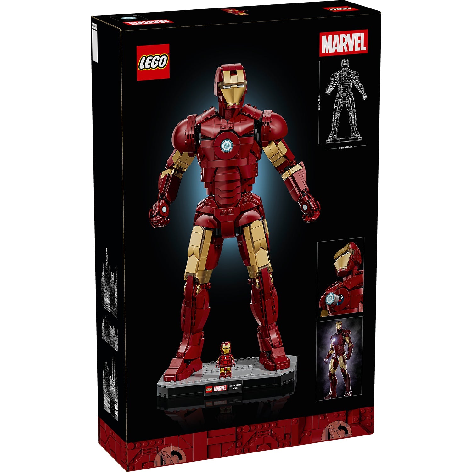 LEGO® Marvel Iron Man Mark 3 Collectors’ Edition - Mô Hình Lắp Ráp Siêu Anh Hùng - LEGO 76344 LEGO - ảnh 4 - LEGO Sets