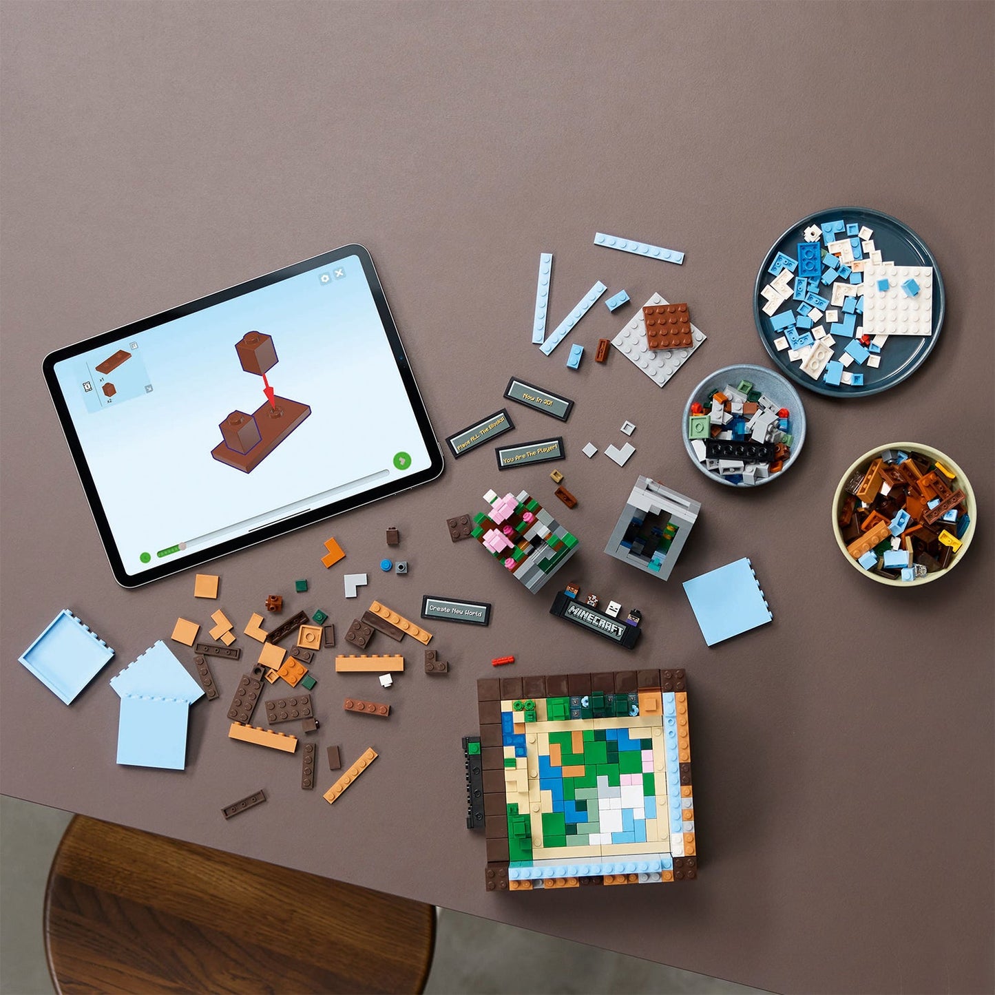 LEGO® Minecraft® The Crafting Table - Bộ Lắp Ráp Mô Hình Bàn Chế Tạo 21265 - Hình ảnh bổ sung 4