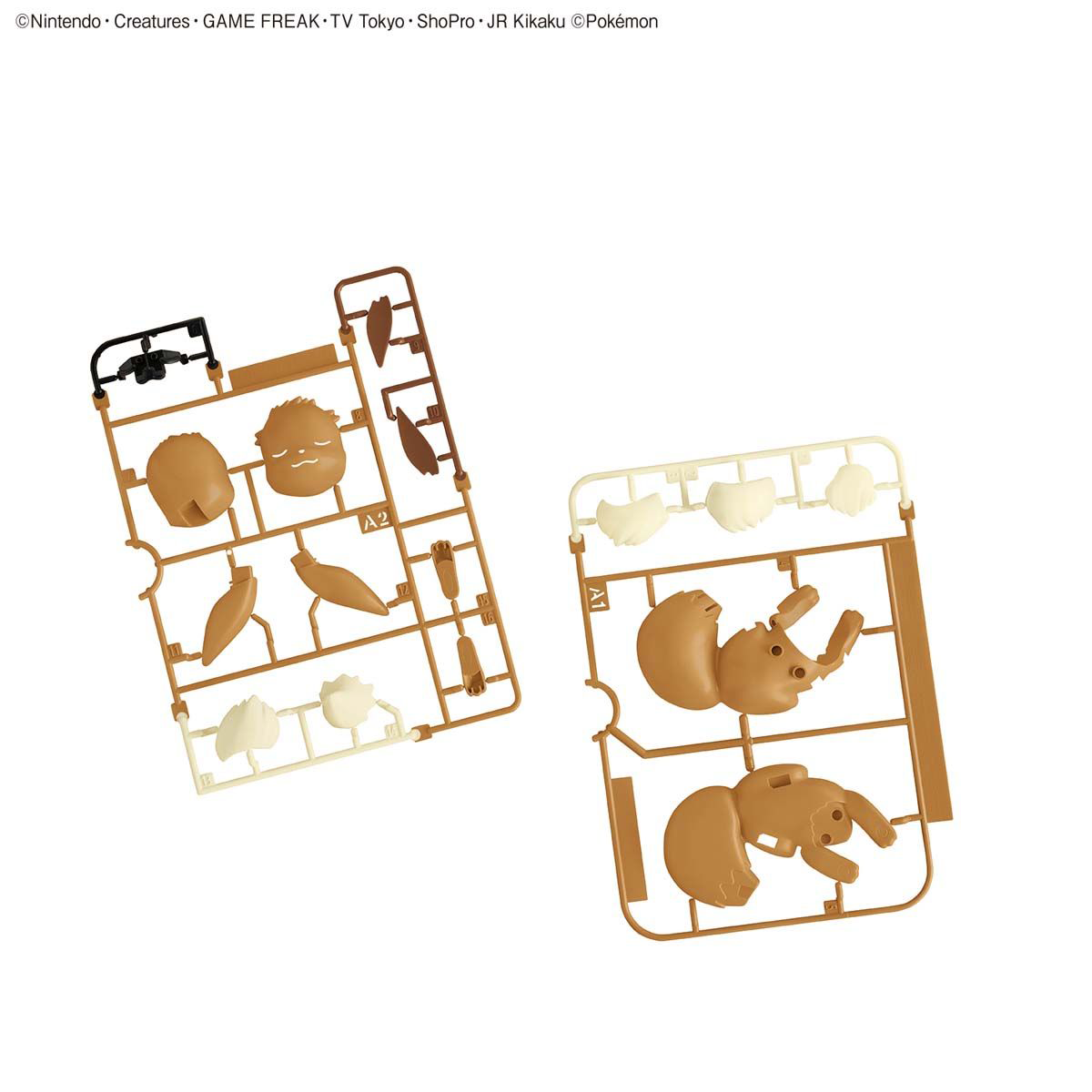 PLAMO QUICK 07 Eevee (Sleeping) - Mô hình lắp ráp Pokemon - Bandai Model Kit