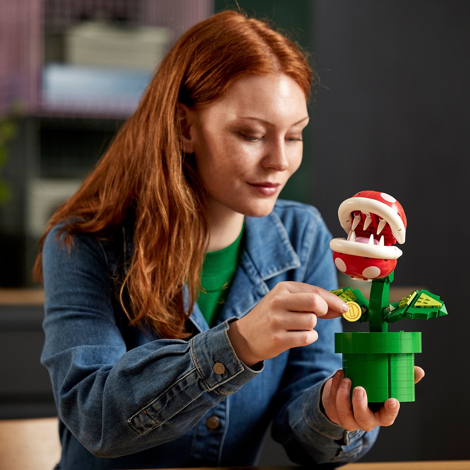 LEGO® Super Mario™ Piranha Plant - Mô hình lắp ráp Cây Ăn Thịt Piranha - LEGO 71426 - Góc nhìn khác 3