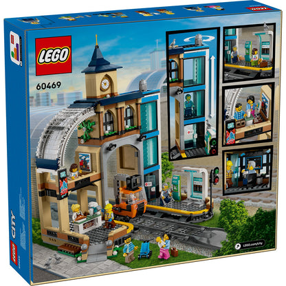 LEGO® City Central Train Station - Đồ Chơi Lắp Ráp Trạm Tàu Trung Tâm (60469) LEGO - ảnh 4 - Lego