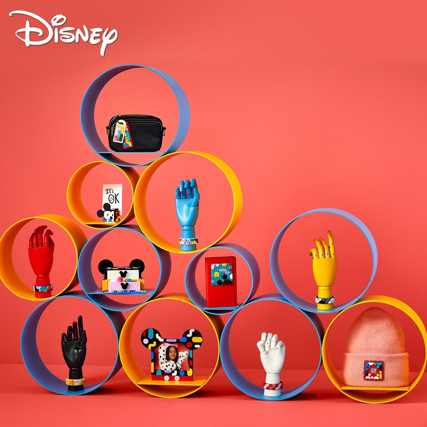 LEGO® DOTS™ Disney™ Mickey Mouse & Minnie Mouse Back-to-School Project Box - Bộ Dụng Cụ Học Tập Sáng Tạo LEGO 41964 - Hình ảnh bổ sung 5