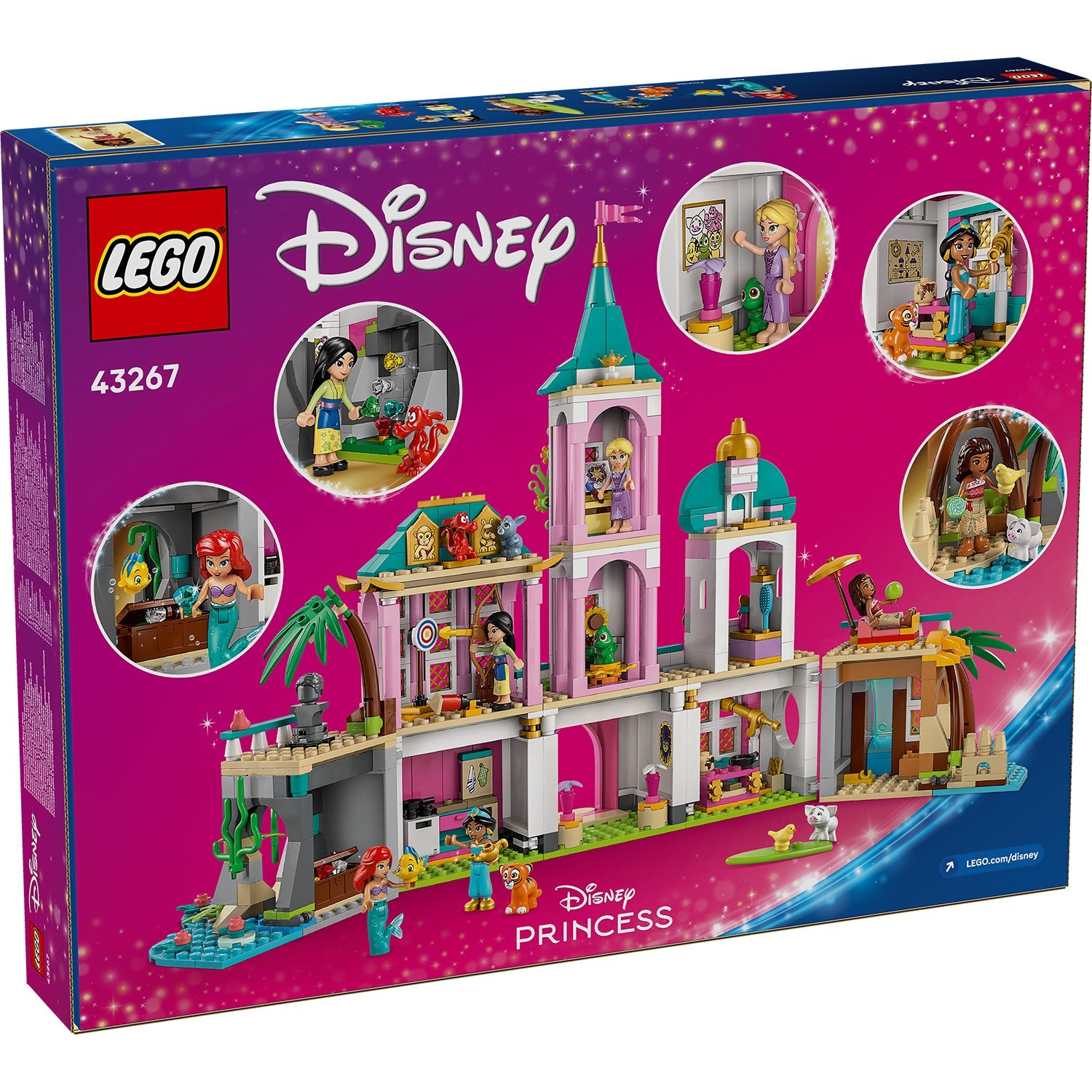 LEGO® Disney™ Princess Castle & Royal Pets - Đồ Chơi Lắp Ráp Lâu Đài Công Chúa Disney - LEGO 43267 LEGO - Lego