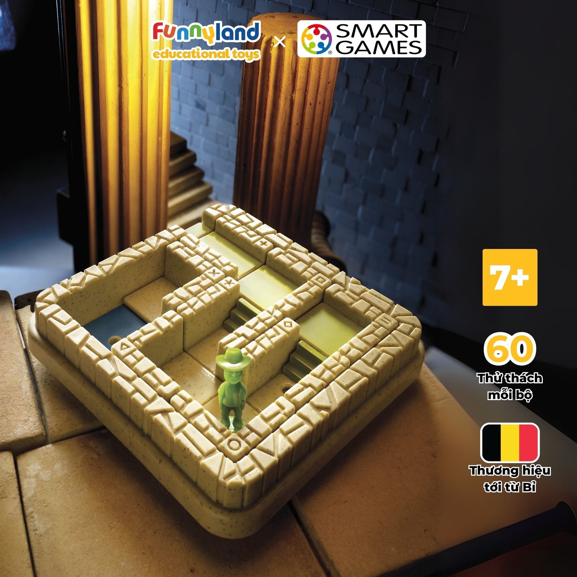 Đồ chơi thông minh Smartgames Thử Thách Temple Trap