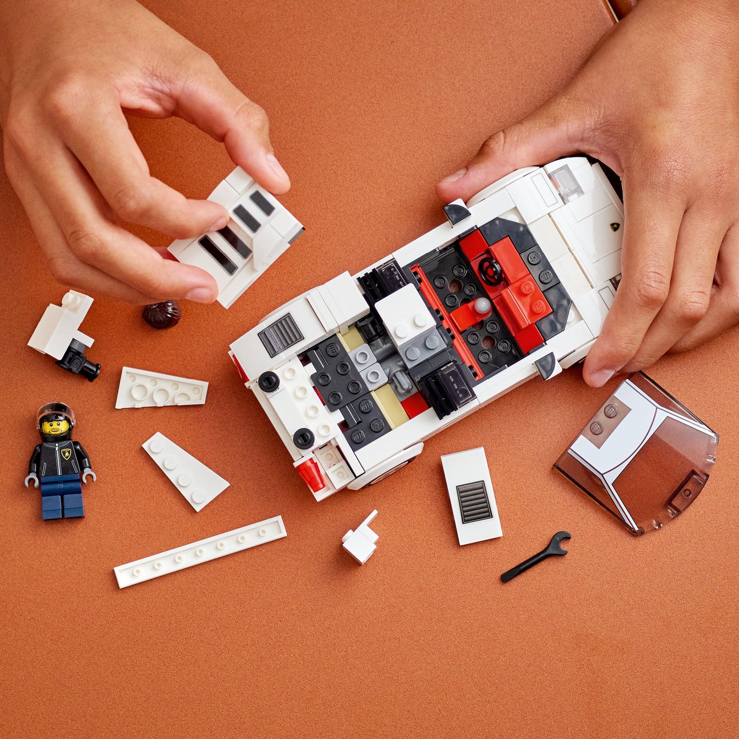 LEGO® Speed Champions Lamborghini Countach - Đồ Chơi Lắp Ráp Siêu Xe Thể Thao 76908 - Góc nhìn khác 3