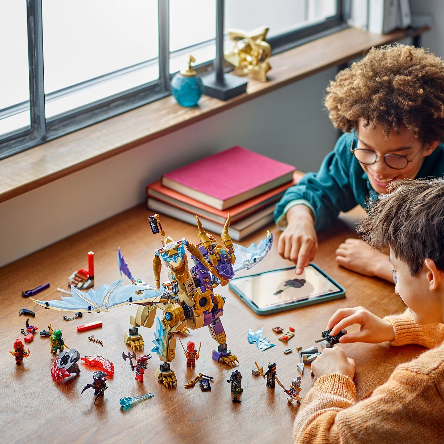 LEGO® NINJAGO® Arc Dragon of Focus - Mô hình Rồng 2 Đầu Ninja - LEGO 71836 - Góc nhìn khác 3