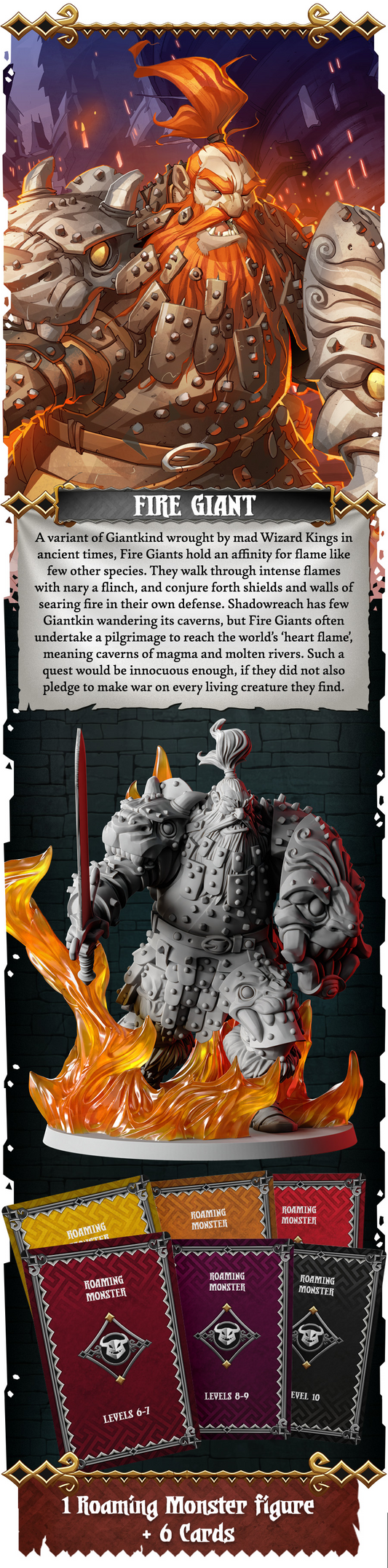 Massive Darkness: Dungeons of Shadowreach Fire Giant Expansion (Kickstarter Pre-Order Special)