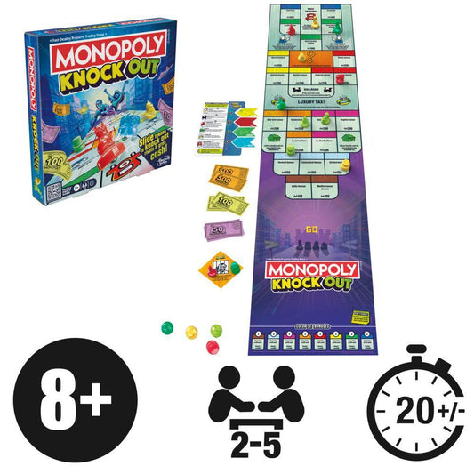 Monopoly Knockout - Trò Chơi Board Game Gia Đình Vui Nhộn