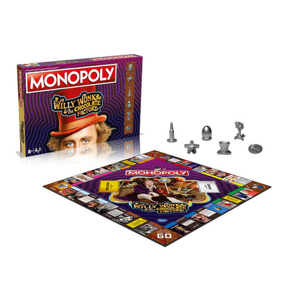 Willy Wonka and the Chocolate Factory Monopoly Board Game - Cờ Tỷ Phú Bản Đặc Biệt - Winning Moves - Hình ảnh chi tiết 2