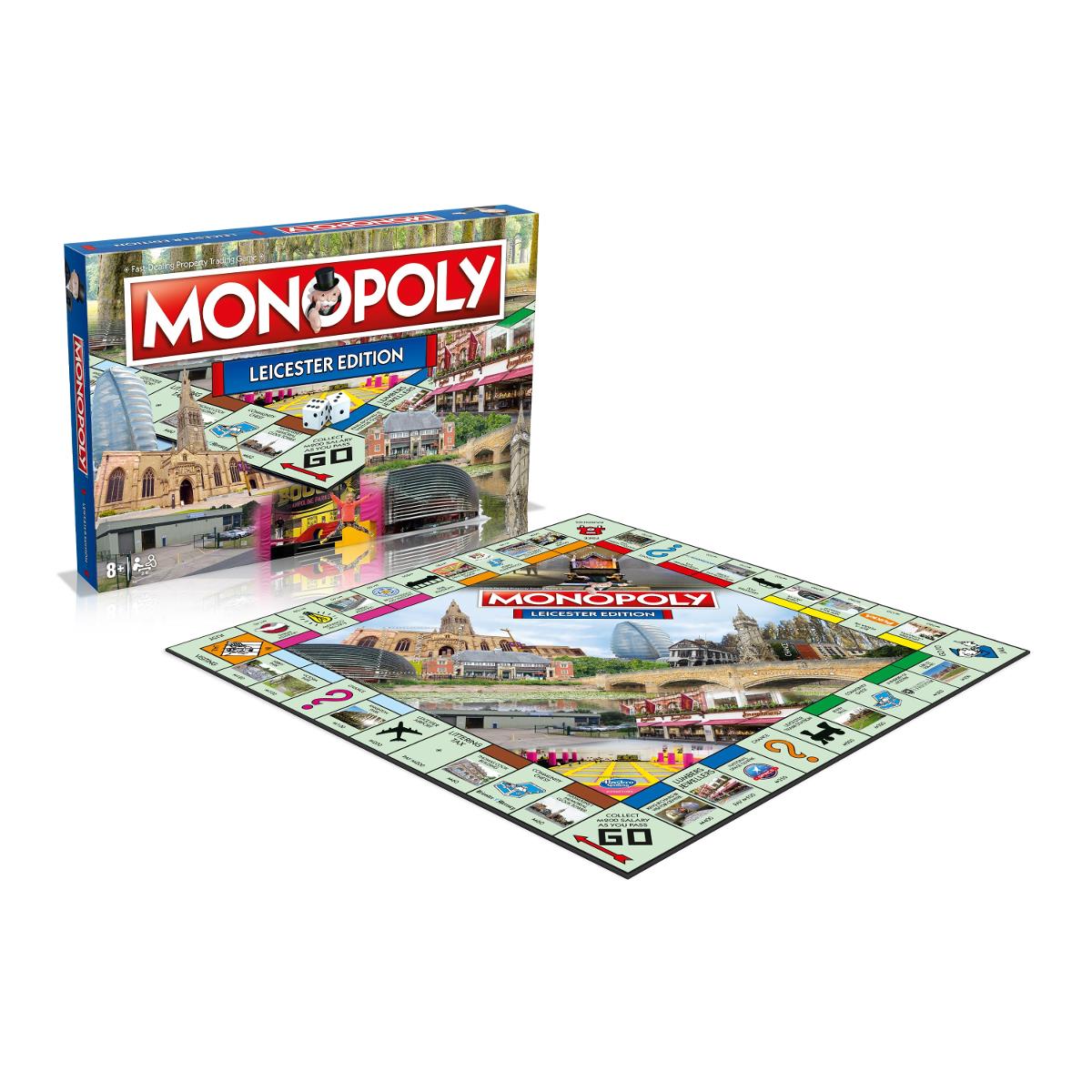 Leicester Monopoly Board Game - Trò chơi Cờ tỷ phú phiên bản Leicester - Winning Moves - Hình ảnh chi tiết 2