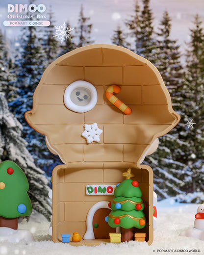 Popmart Dimoo Christmas Gift Box - Mô Hình Art Toy Giáng Sinh Chính Hãng Pop Mart