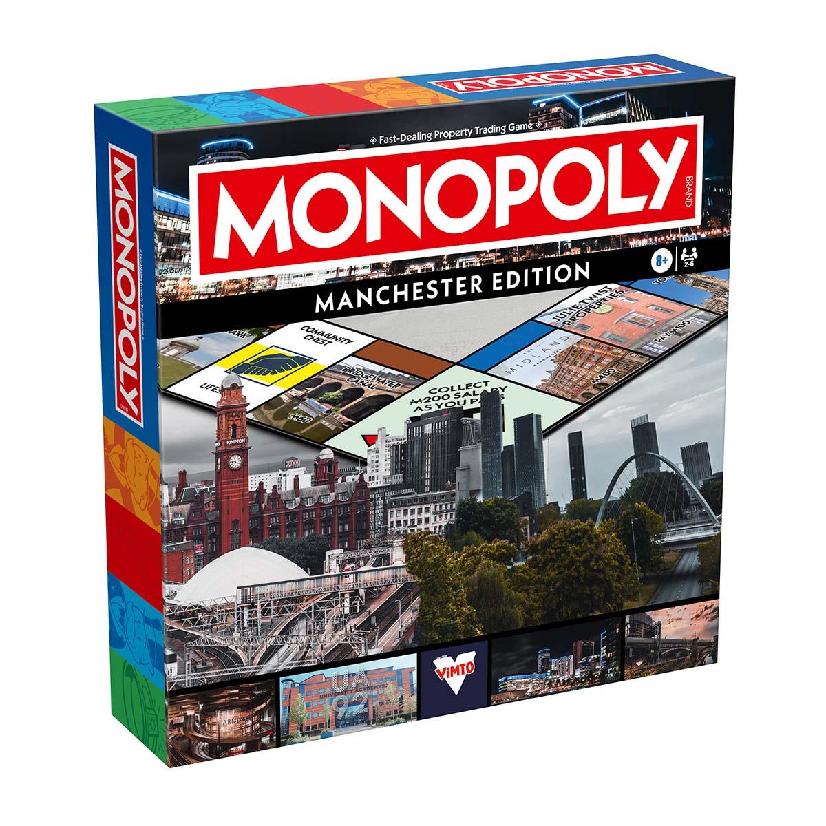 Manchester Monopoly Board Game - Cờ Tỷ Phú Manchester Phiên Bản 2025 - Winning Moves - Hình ảnh sản phẩm