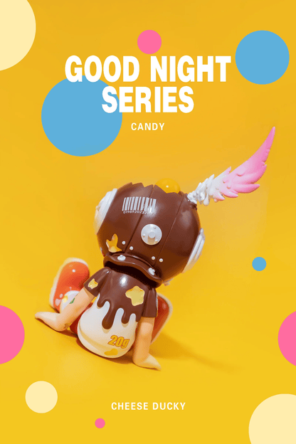 Good Night Series-Candy-Cheese Ducky - Mô hình Art Toy Resin Cao Cấp - Sank Toys - Góc nhìn khác 3