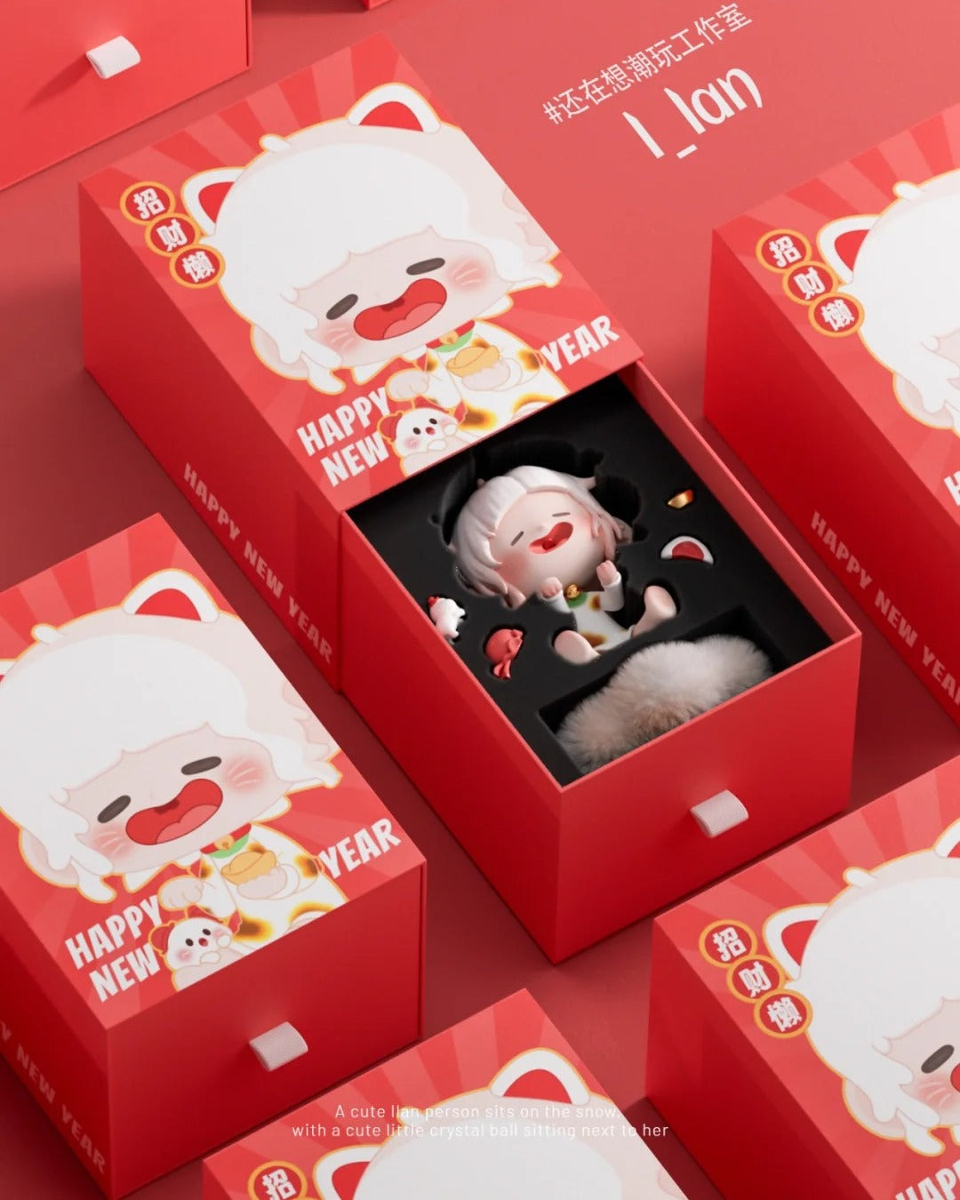LLan 8.0 (Lucky Cat) - Mô hình Art Toy Goho chính hãng - Hình ảnh bổ sung 4