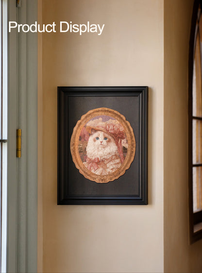 Rowood Springtime Kitty Portrait Wooden Jigsaw Puzzle - Tranh ghép gỗ 3D - Rolife