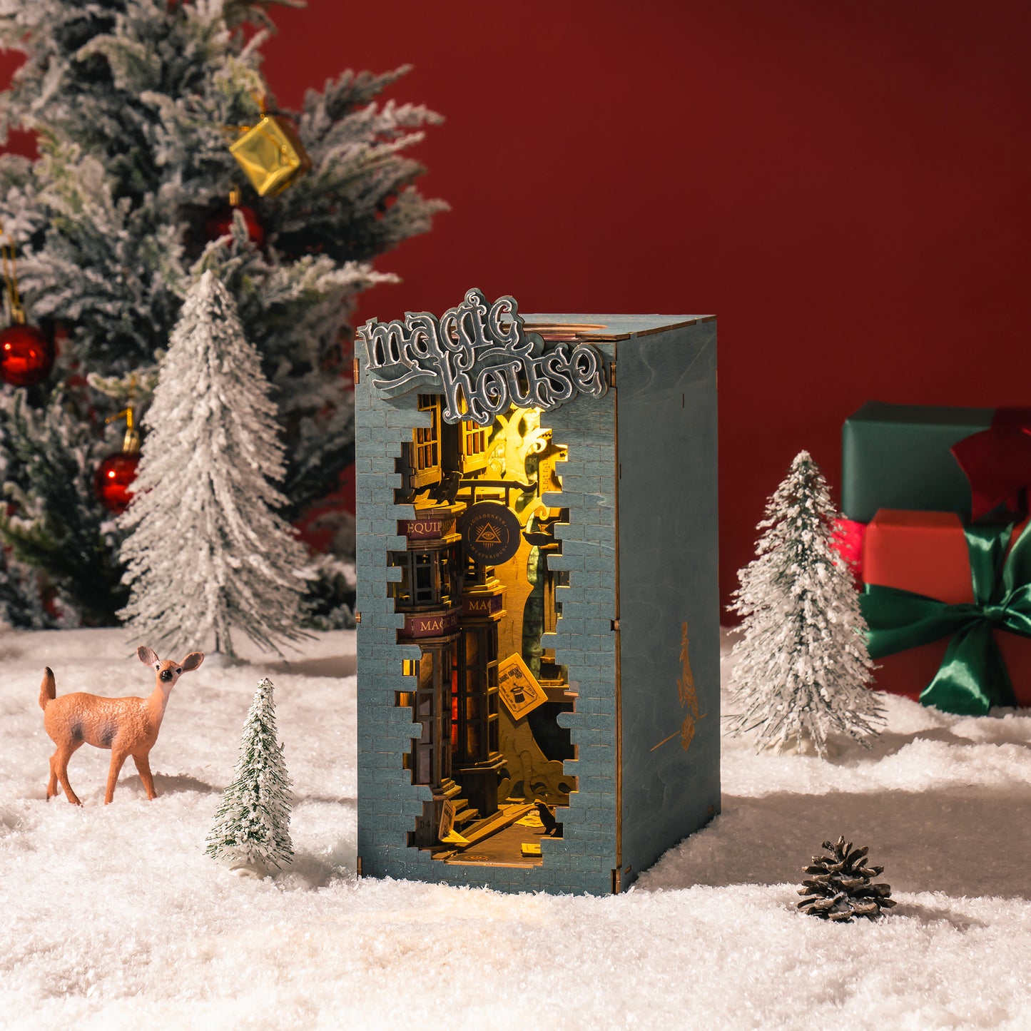 Rolife Book Nook Shelf Insert - Magic House TGB03 - Mô hình nhà gỗ DIY lắp ráp - Rolife TGB03