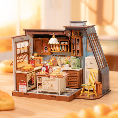 Rolife Baking Kitchen DIY Miniature House DG172 - Mô hình gỗ lắp ráp căn bếp thu nhỏ - Rolife