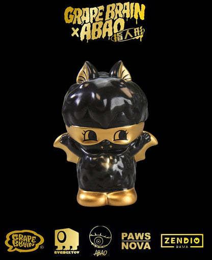 GRAPE BRAIN x ABAO BLACK AND GOLD BLINDBOX - Mô Hình Art Toy Sưu Tầm Chính Hãng - Grape Brain - Hình ảnh bổ sung 6