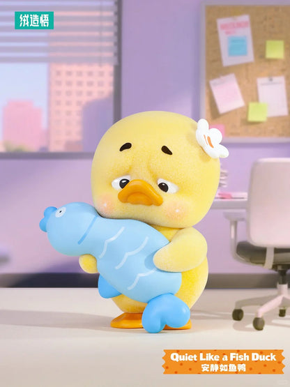 Upset Duck - Stop The Spiral Duck Blind Box Mô Hình Blind Box Vịt Bực Bội 1983