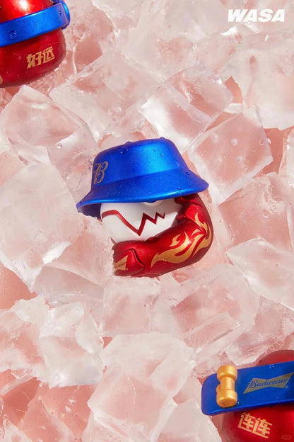 Budweiser x Wasa Chameleon - Mô hình Blind Box Art Toy chính hãng Wasa Toys
